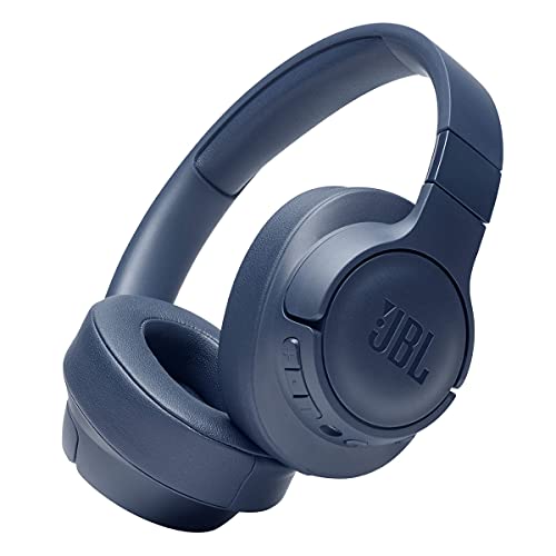 JBL Tune 760NC - Lightweight, Foldable Over-Ear Wireless Headphones with Active Noise Cancellation - Blue, Medium