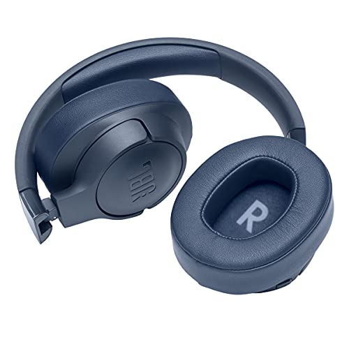 JBL Tune 760NC - Lightweight, Foldable Over-Ear Wireless Headphones with Active Noise Cancellation - Blue, Medium