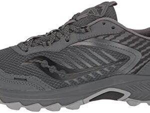 Saucony mens Excursion Tr15 Trail Running Shoe, Shadow/Black, 10 US