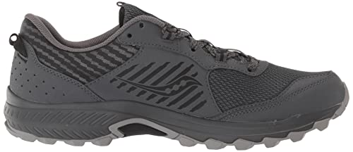 Saucony mens Excursion Tr15 Trail Running Shoe, Shadow/Black, 10 US