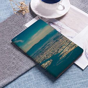aerial fuji mountain with tokyo cityscape view 532033222 ipad air case/ipad air 2 case/ipad 9.7 inch 2017 2018 case, soft tpu back cover with adjustable stand, bump drop resistance protector for ipad