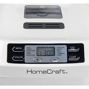 Programmable 2 Lb. Breadmaker With Auto Fruit Nut Dispenser White