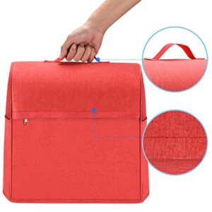 OUOLife Stand Mixer Cover Dust Proof Bag Compatible with KitchenAid Electric Mixer (Red, Fit for Tilt Head 4.5-5 Quart)