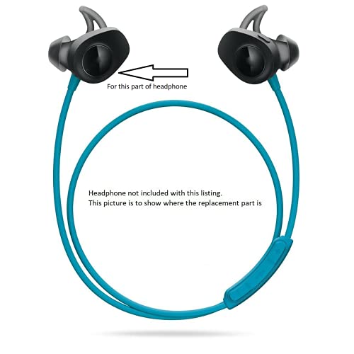 Replacement Left Side Cover for Bose SoundSport Wireless Aqua Blue Black