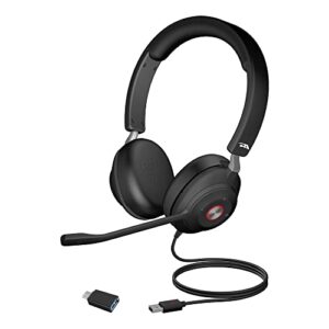 cyber acoustics ca essential usb headset (hs-2000) – professional headset for calls & music, all-day comfort, integrated ear cup controls, optimized for uc platforms
