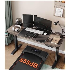 TODO Under Desk Treadmill Walking Pad 2 in 1 Walkstation Jogging Running Portable Installation Free for Home Office Use, Slim Flat LED Display and Remote Control