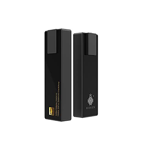 HIDIZS S9 PRO Balanced & Single-Ended Mini HiFi DAC & AMP, 768kHz/32Bit, DSD512 Portable Audio Decoding Amplifier for iPhone iPod Android PC with Windows/Mac OS/iOS/iPad OS System (Black)