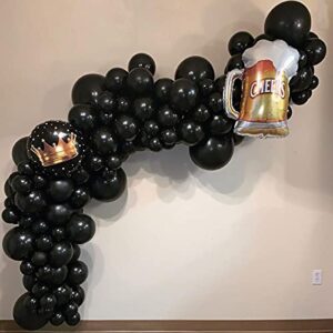 5 Inch Black Balloons 100 Pack, JOGAMS Latex Party Balloons for Birthday Party, Small Balloons for Baby Shower Wedding Anniversary Halloween Party Decorations