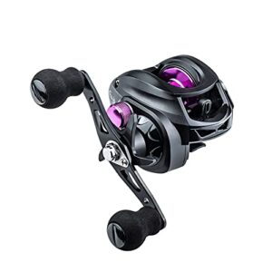 fishing reel, baitcasting reel, magnet braking system, 12+ 1 shielded ball bearings, 17.6 lb max drag, available in 7.2:1 and 8.1:1