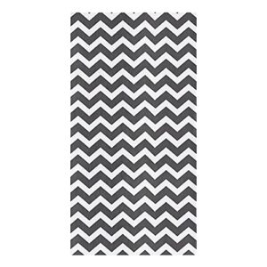 big buy store black and white kitchen dish towels, soft lightweight microfiber absorbent hand towel chevron zig zag pattern tea towel for kitchen bathroom 18x28in