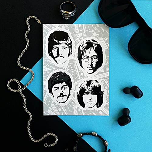 BulbaCraft 35 Pcs The Beatle Stickers for Adults, The Beatle Gifts, The Beatle Memorabilia and Gifts, The Beatle Merch, The Beatle Products, Sticker for The Beatle Mug, Beatle Birthday Party Decorations