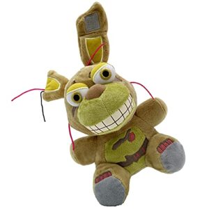 ycixri five nights at freddy's plush toy suitable for collection, fnaf plushies stuffed doll for boy girl christmas halloween birthday gift, 8“ (springtrap)