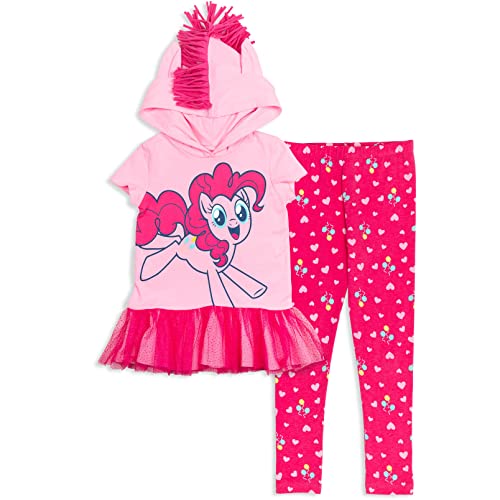 My Little Pony Pinkie Pie Little Girls Cosplay T-Shirt and Leggings 7-8