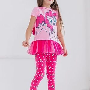My Little Pony Pinkie Pie Little Girls Cosplay T-Shirt and Leggings 7-8