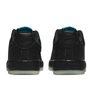 Nike Big Kid's Air Force 1 '06 "Space Jam Black/Black-Lt Blue Fury (DN1434 001) - 4