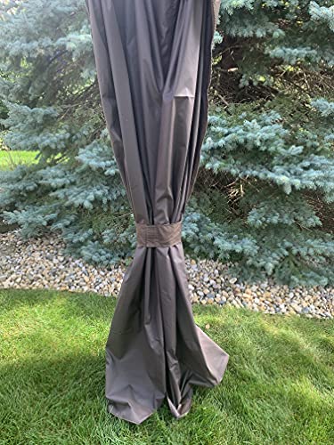 Universal Privacy Curtains for 10'x12' Gazebo by Outdoor Casual - Fits Sambra, Concord, Edison and More