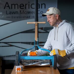 American Lawn Mower Co. SK-2 Reel Lawn Mower Hand Sharpener for Great States, American Lawn Mower, Scotts, and Earthwise Reel Mowers, Orange
