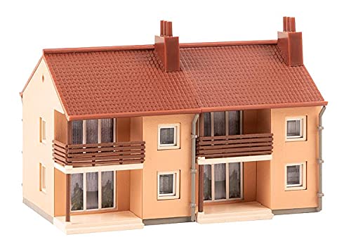 232573 Faller N Scale 1:160 Kit of a Double Row House, Lighting incl. - New 2021