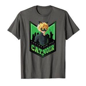 Miraculous Cat Noir New-York Badge T-Shirt