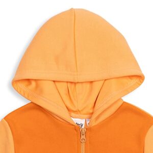 Bluey Bingo Toddler Boys Fleece Half Zip Hoodie Orange 4T