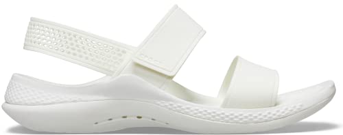 Crocs LiteRide 360 Sandals for Women, Almost White, 7