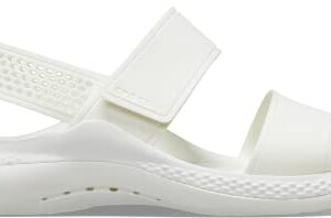 Crocs LiteRide 360 Sandals for Women, Almost White, 6