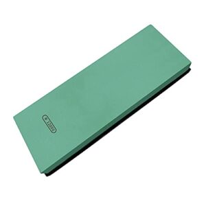 hslinu 12000 grit japanese knife sharpening stone for kitchen whetstone mirror polished remove burrs anti-slip chef's sharpening stone with rubber base green (size : small)