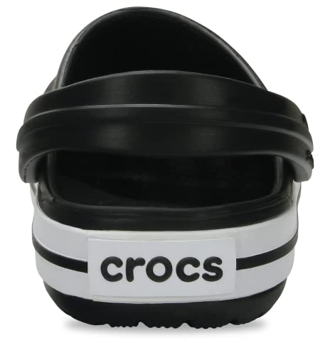 Crocs Unisex-Child Crocband Clogs (Todder Shoes), Black, 9 Toddler