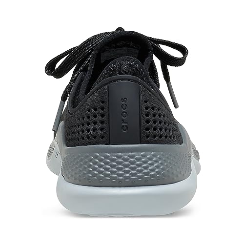 Crocs Men's LiteRide 360 Pacer Sneakers, Black/Slate Grey, 11 Men