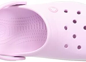 Crocs Unisex-Child Crocband Clogs (Todder Shoes), Ballerina Pink, 10 Toddler