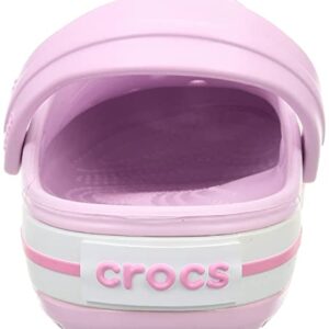 Crocs Unisex-Child Crocband Clogs (Todder Shoes), Ballerina Pink, 10 Toddler