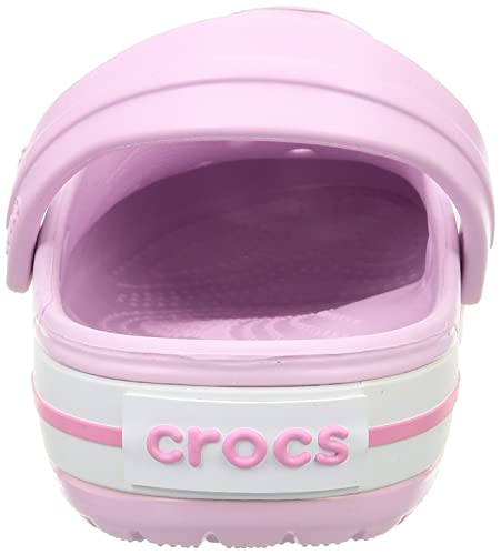 Crocs Unisex-Child Crocband Clogs (Todder Shoes), Ballerina Pink, 10 Toddler
