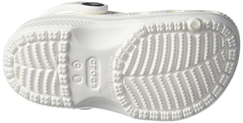 Crocs Kids' Classic Clog , White/White, 12 Little Kid