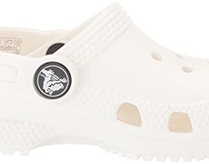 Crocs Kids' Classic Clog , White/White, 12 Little Kid