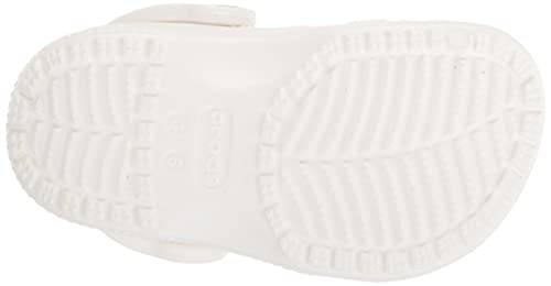 Crocs Kids' Classic Clog , White/White, 12 Little Kid