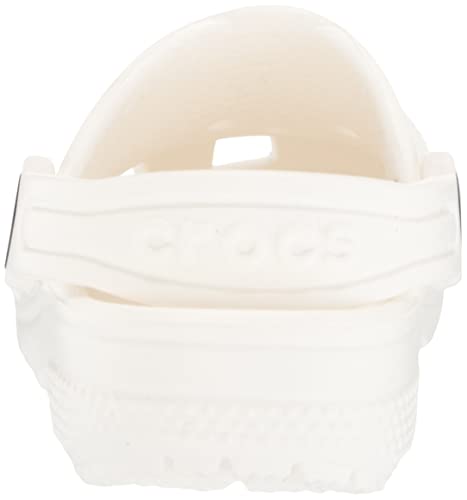 Crocs Kids' Classic Clog , White/White, 12 Little Kid