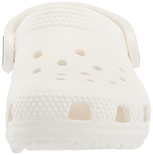 Crocs Kids' Classic Clog , White/White, 12 Little Kid