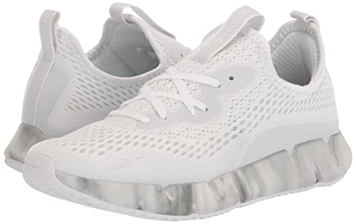 Reebok Women's Zig Sky Cross Trainer, White/Cold Grey/Pure Grey, 8