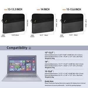 Laptop Sleeve 14 inch Laptop Case Protective Waterproof Bag Compatible with MacBook Pro 15,Chromebook 14,13.3-14 inch Acer/HP/Asus Notebook Computer