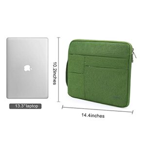 Omnpak 13.6 inch MacBook Air Case Sleeve Compatible with 14.2 inch MacBook Pro 2023(A2779/M2/M1 Pro/Max)/MacBook Air 13.6 M2/M1/MacBook Pro 13 M2/M1, Water Repellent Laptop Case with Handle