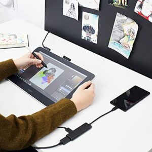 Wacom DTC133W0A One Digital Drawing Tablet with Screen, 13.3 Inch Graphics Display for Art and Animation Beginners (Renewed)…