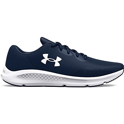 Under Armour Men's Charged Pursuit 3 Running Shoe, Academy Blue (401)/White, 9