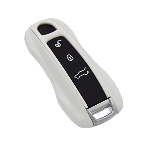 Zorratin (3-pieces) Center + Side Key Fob Casing Cover for Newer Porsche Panamera 2017+ Cayenne 2018+ 911 2020+ Taycan