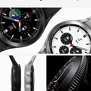 SAMSUNG Galaxy Watch 4 Classic 46mm Smartwatch with ECG Monitor Tracker for Health, Fitness, Running, Sleep Cycles, GPS Fall Detection, Bluetooth, US Version, Silver