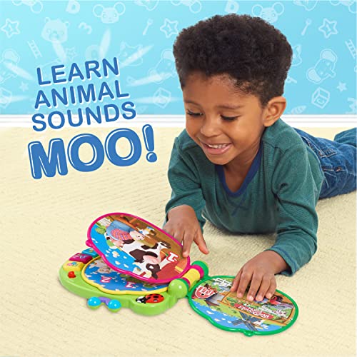 Just Play CoComelon Learning Book Interactive Toy for Toddlers with 3 Learning Modes, Music, Numbers, Animal Sounds, 50 Learning Phrases, Ages 18+ Months, Kids Toys for Ages 18 Month,Multi-color
