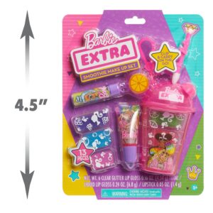 Barbie Extra Smoothie Makeup Set, 13-Piece Dress Up and Pretend Play Set, Kids Toys for Ages 5 Up by Just Play
