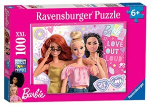 ravensburger barbie 100 piece jigsaw puzzles for kids age 6 years up - extra large pieces