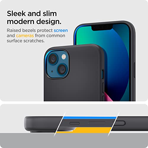 Spigen Silicone Fit Designed for iPhone 13 Mini Case (2021) - Black