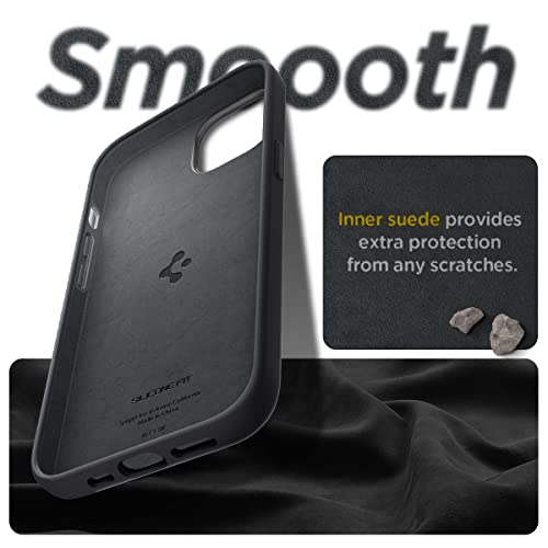 Spigen Silicone Fit Designed for iPhone 13 Mini Case (2021) - Black