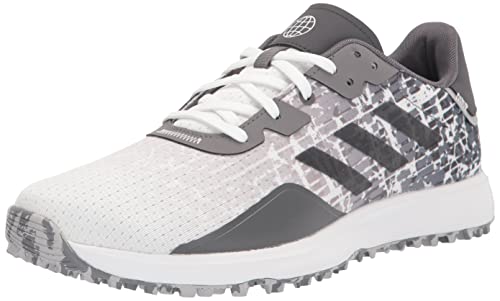 adidas Men's S2G Spikeless Golf Shoes, Footwear White/Grey Three/Grey Two, 10.5